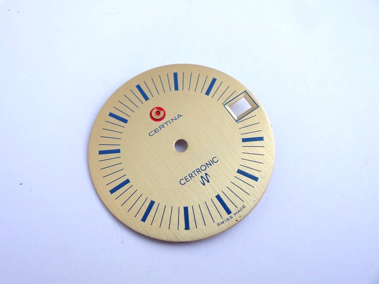 Certina Certronic Dial Hands Case Parts ESA9162 F300 Tuning Fork Watch (1241A)