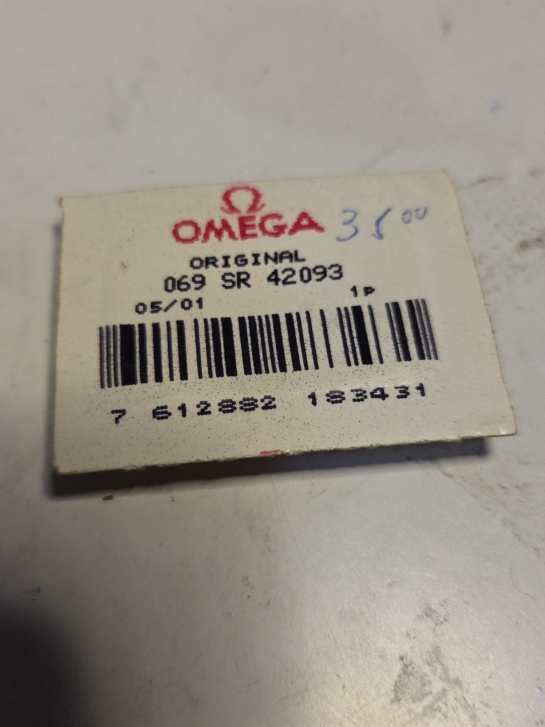 Omega 069ST42093 Factory Crown NOS