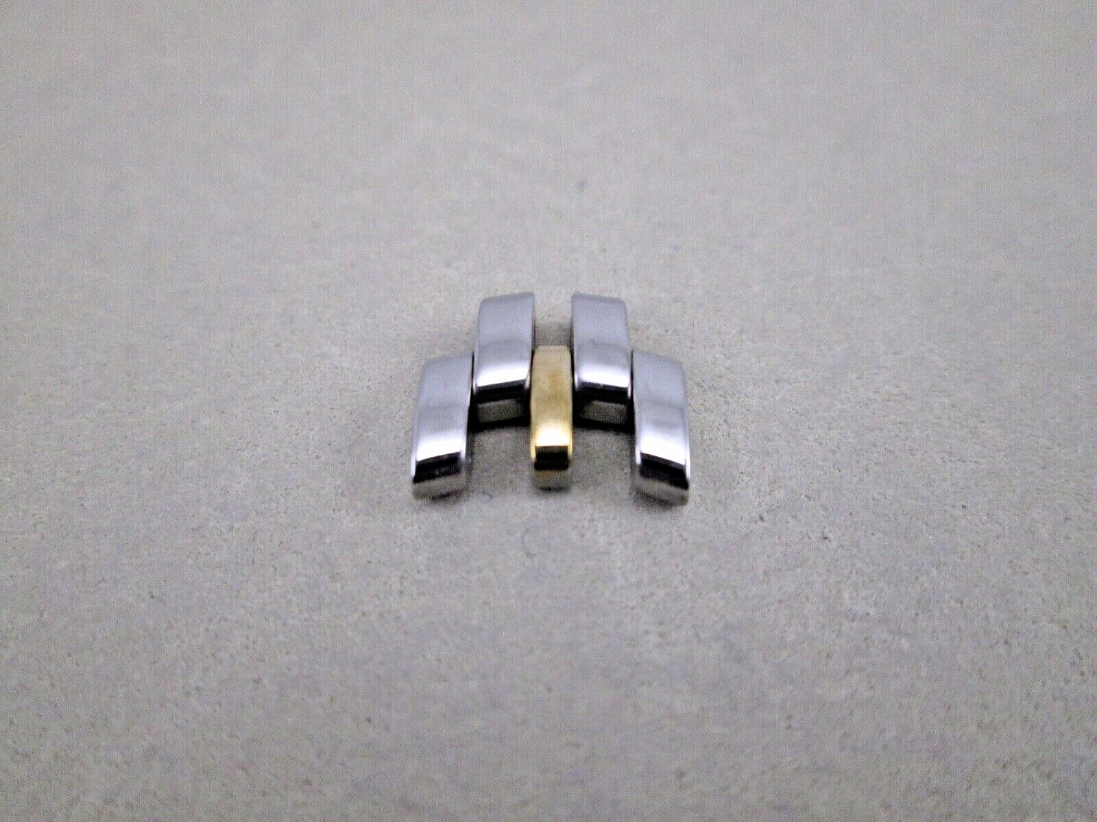 Hamilton lady’s Linwood solid st. steel watch band link & pin 12mm two tone