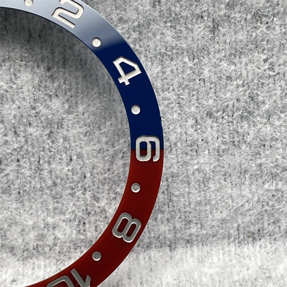 Custom Made Watch Bezel Insert Fits Rolex GMT Master II Pepsi 116710 126710