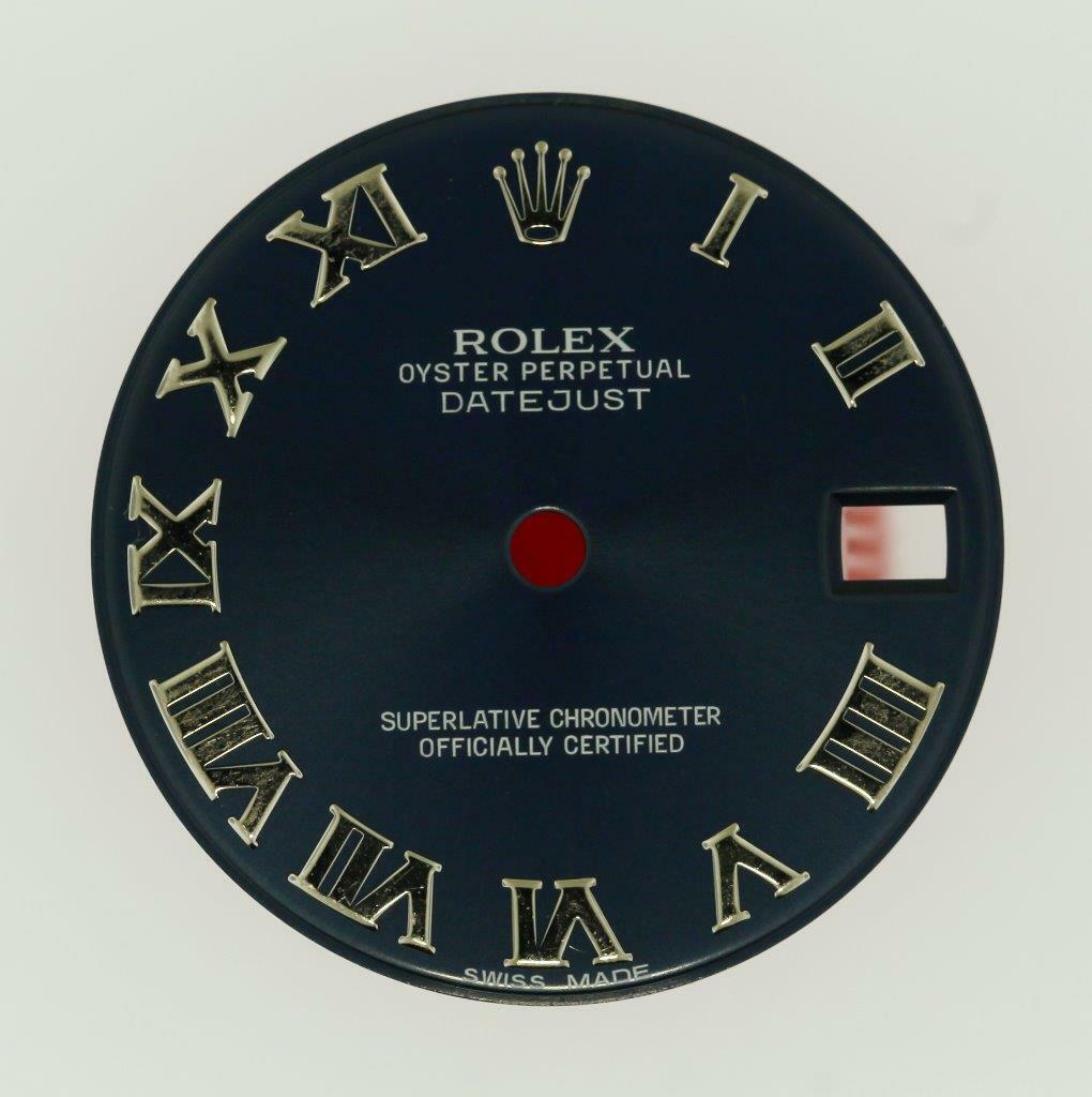 Original Rolex Midsize Datejust 31mm 178274 178240 Royal Blue Roman Dial SS #P14