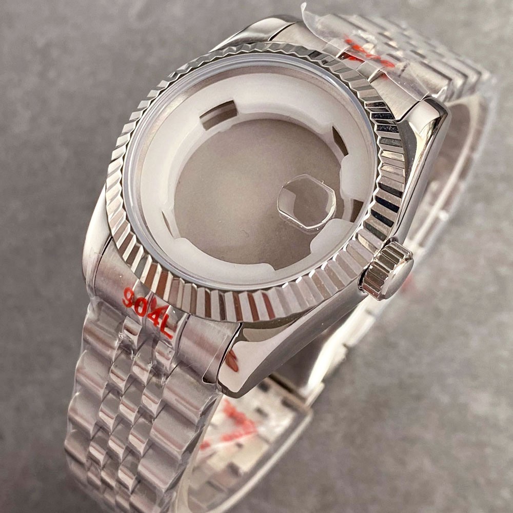 31MM Case Sapphire Jubilee Strap Fit NH05 NH06 Automatic Lady Watch Fluted Bezel
