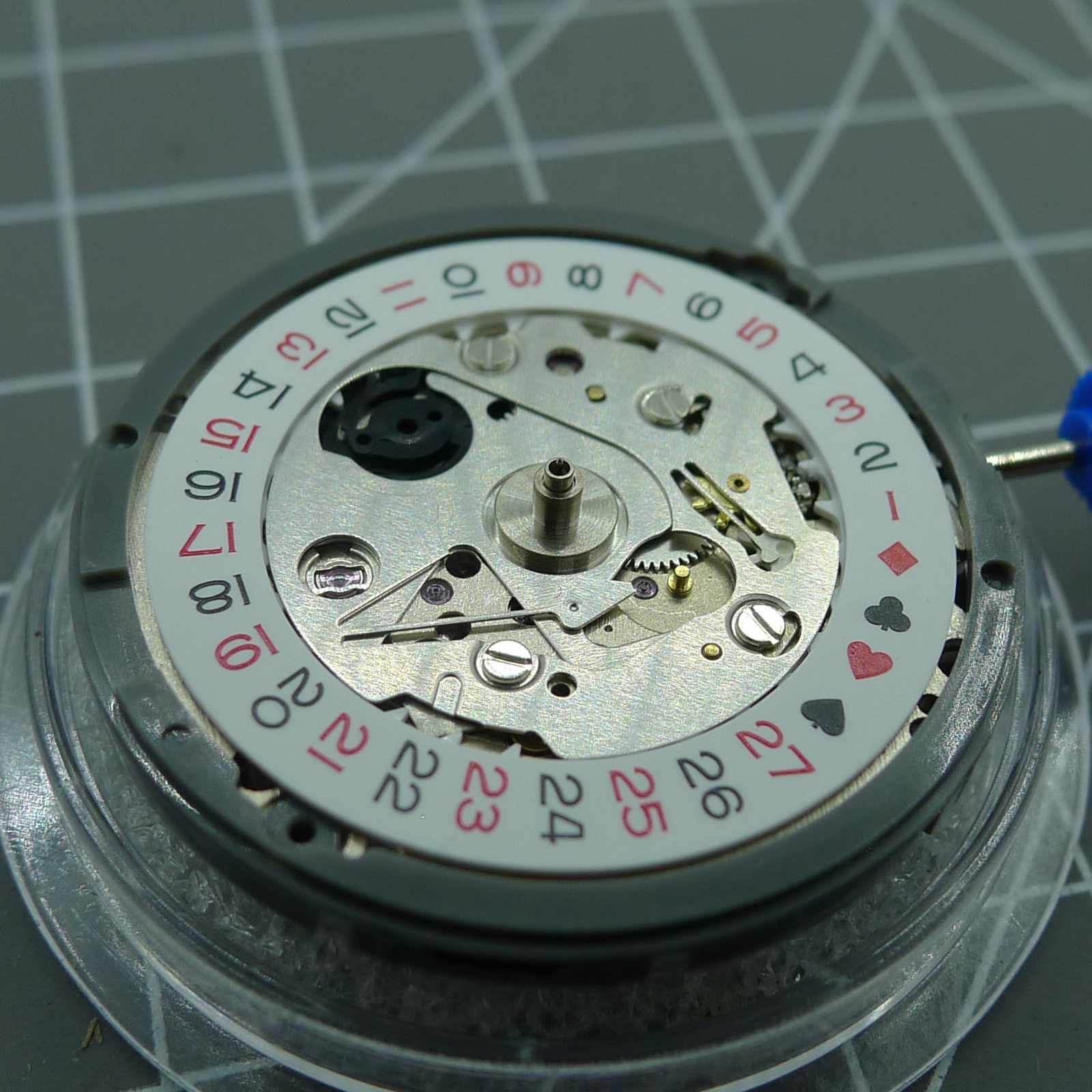 Japan NH35 NH35A Movement Black Spade Automatic Mechanical SKX007 Crown At 3/3.8