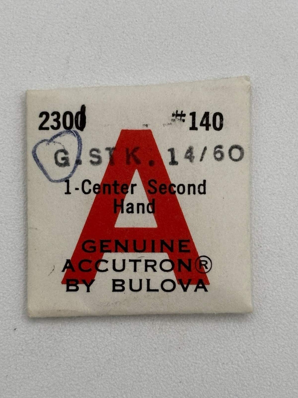 Accutron Bulova 2300 Center Second Hand #140