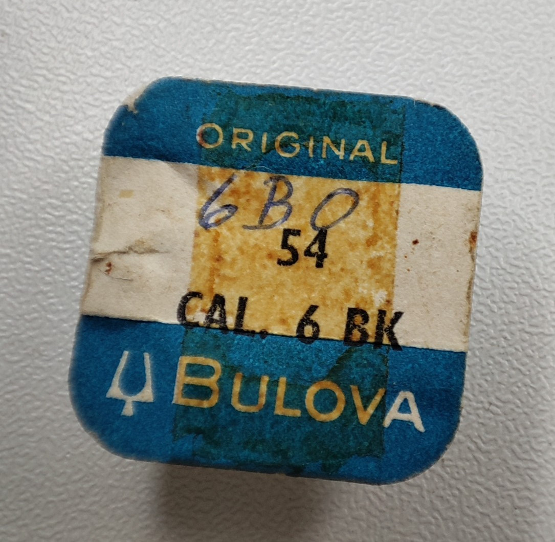bulova 54 cal 6 BK balance wheel – steering wheel – balance 6B0 ??