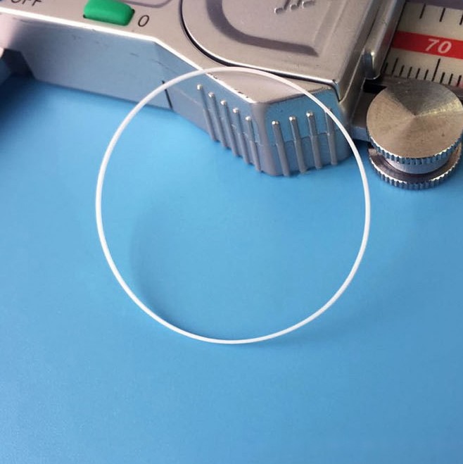 0.6/0.85/1.25/1.7mm White Watch Crystal Gasket Watch Glass Waterproof Seal Ring