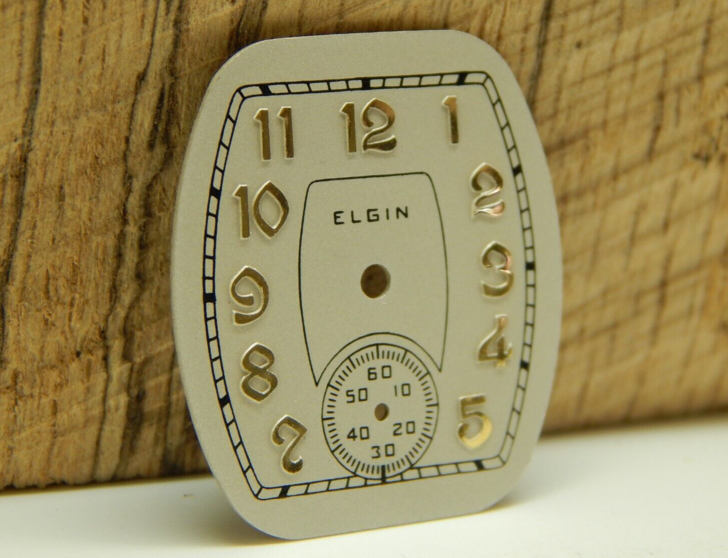 Beautiful Elgin Watch Dial 26.8mm Circa 1920’s or 1930’s NEW OLD STOCK