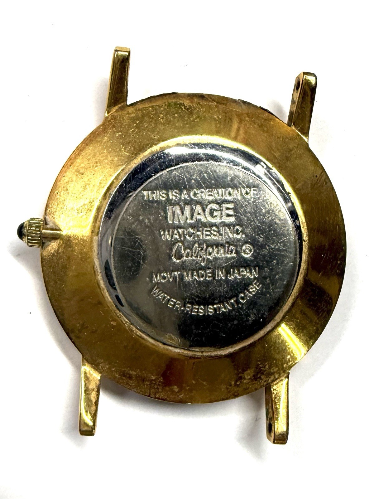 Vintage Image Watches California- Bob Grant Home Remodelers Gold Colored Watch