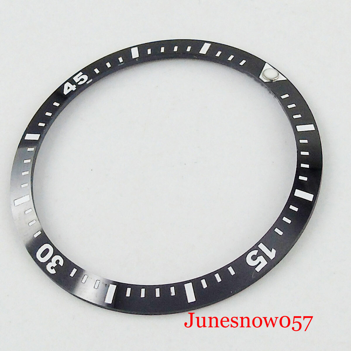 41MM Black Ceramic Watch Bezel Luminous Dot Fit Automatic Movement Men’s Watch