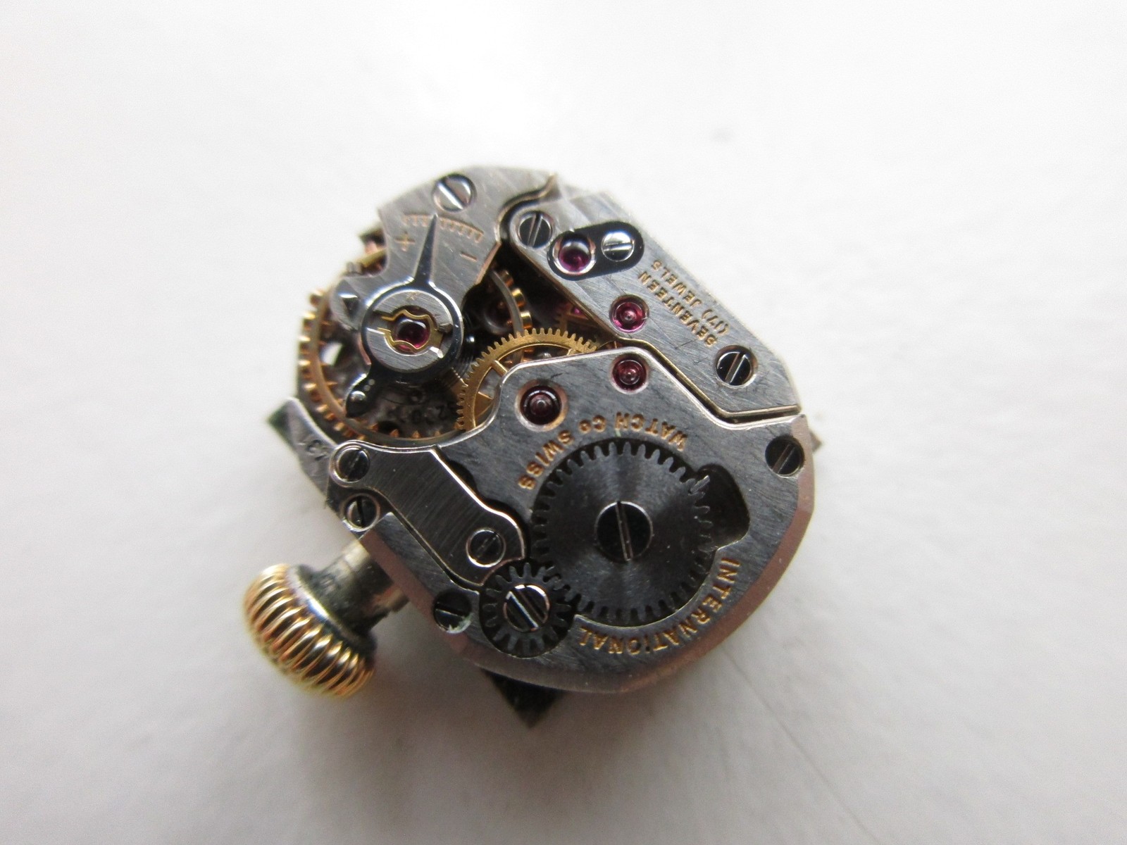 IWC International watch co cal. C.431 Swiss movement & dial – running