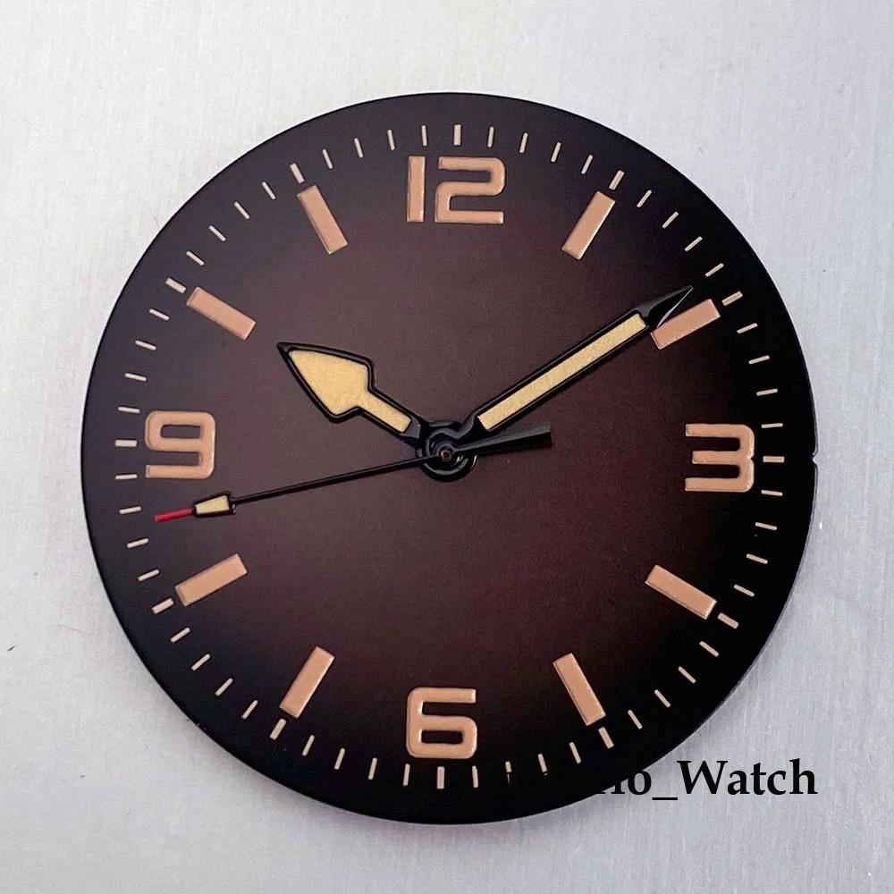 Tandorio New 31mm Vintage NH35 Watch Dial For Miyota 8215/NH35/PT5000 Movement