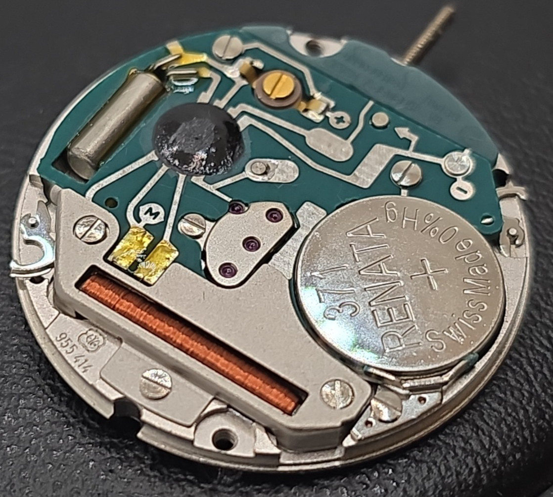 ETA 955.412 955.414 Complete Movement Swiss Made Revised H3 Seconds