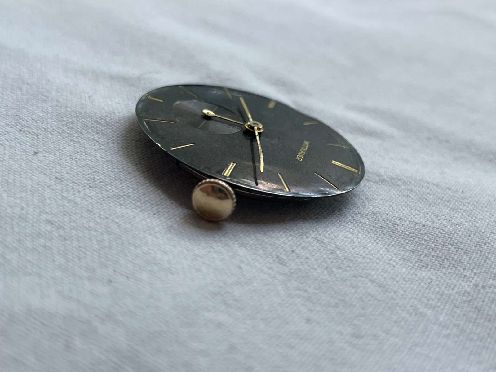 Wittnauer 76/3 Revue – movement for mens watch RUNS, lot2907