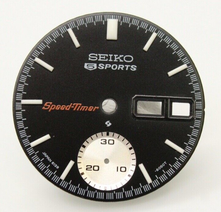 SEIKO Chrono Dial 6139-6030 6139-6031 6139-6032 Black Speed-Timer speedtimer