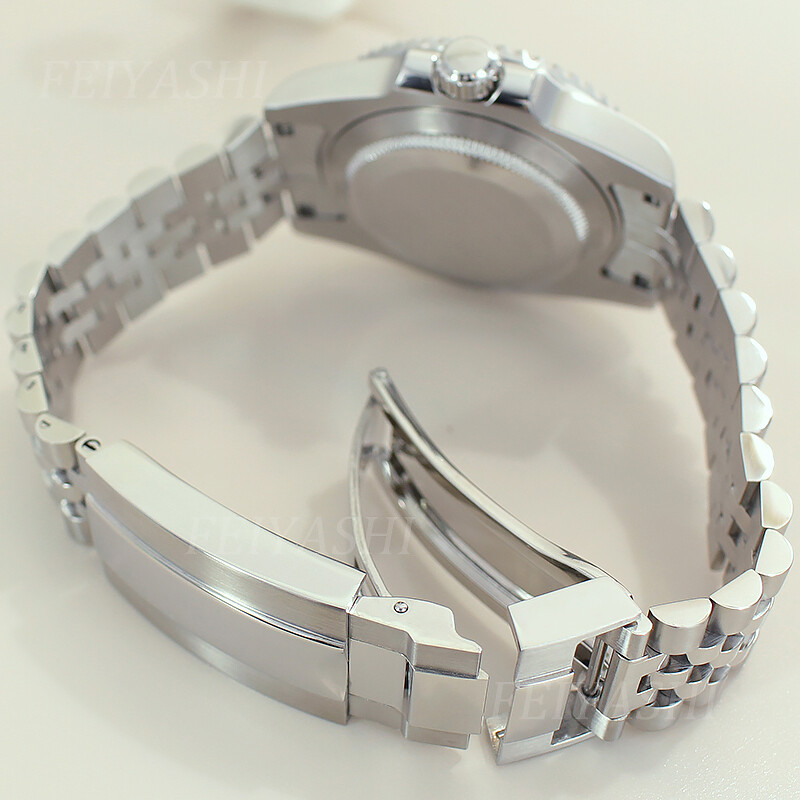 40mm Nh35 Watch Case Jubilee Bracelet Yacht Ceramic Bezel Sapphire Glass 10ATM