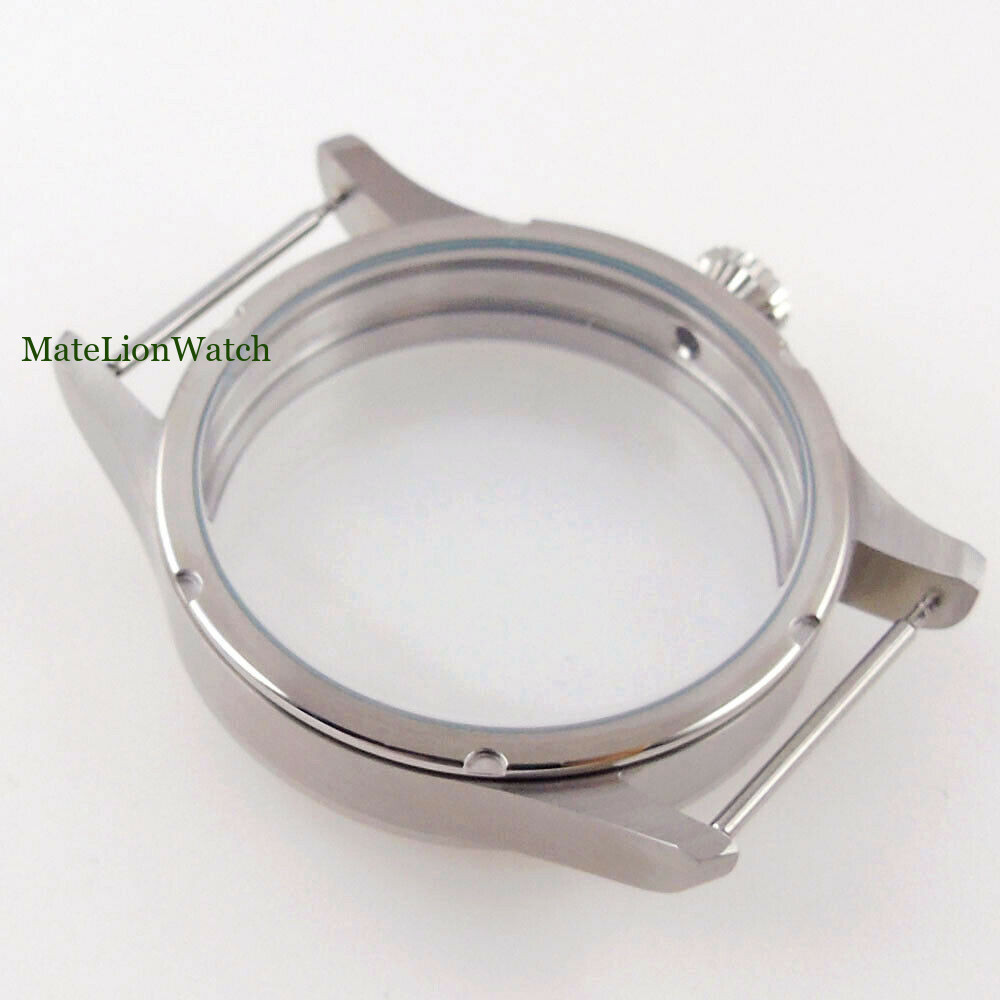 42mm Sterile Watch Case+Hands+Dial For ETA6497 ST3600 Black/Bronze Plated