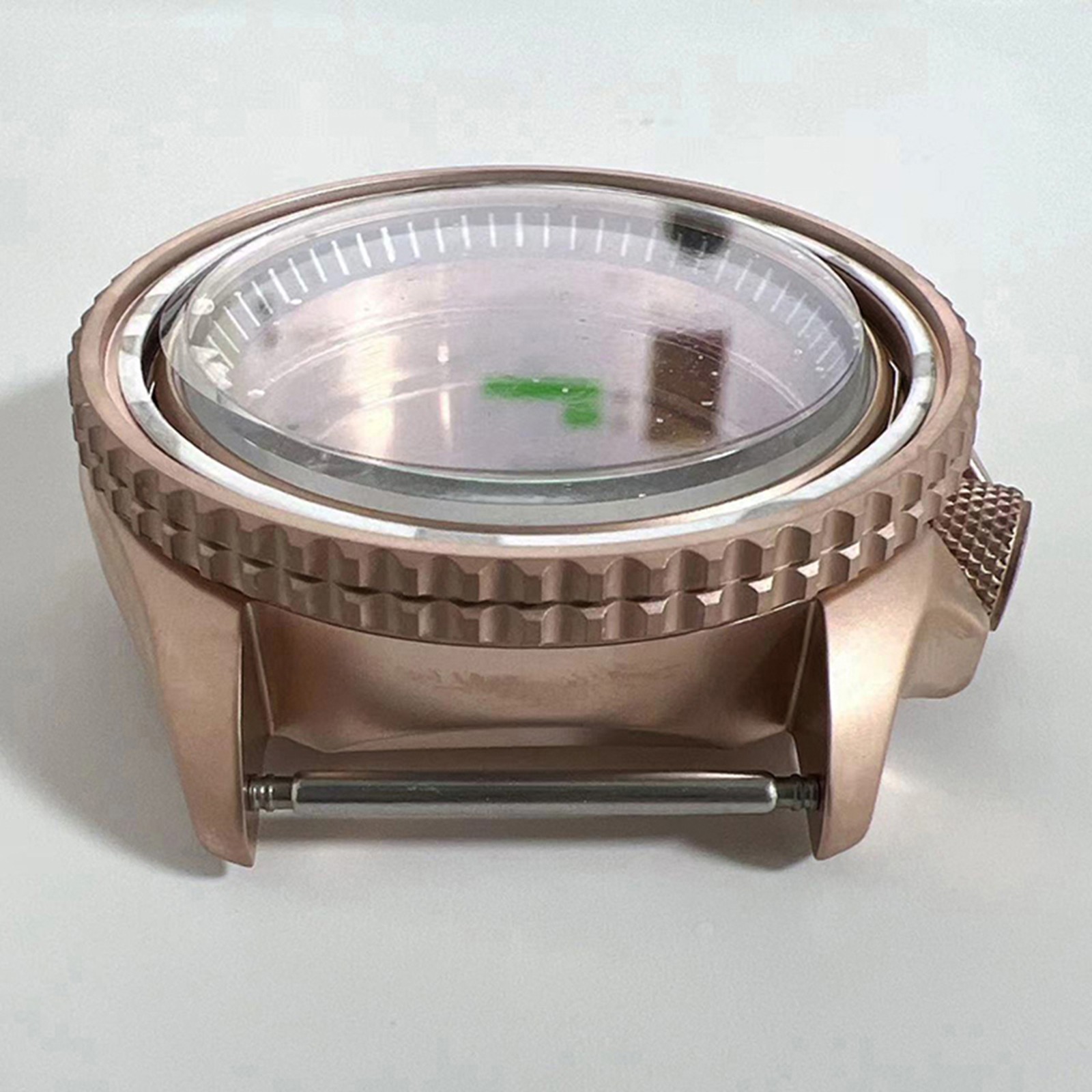 41.5mm Stainless Steel Rose Gold Watch Case For NH35/NH36/4R Movement