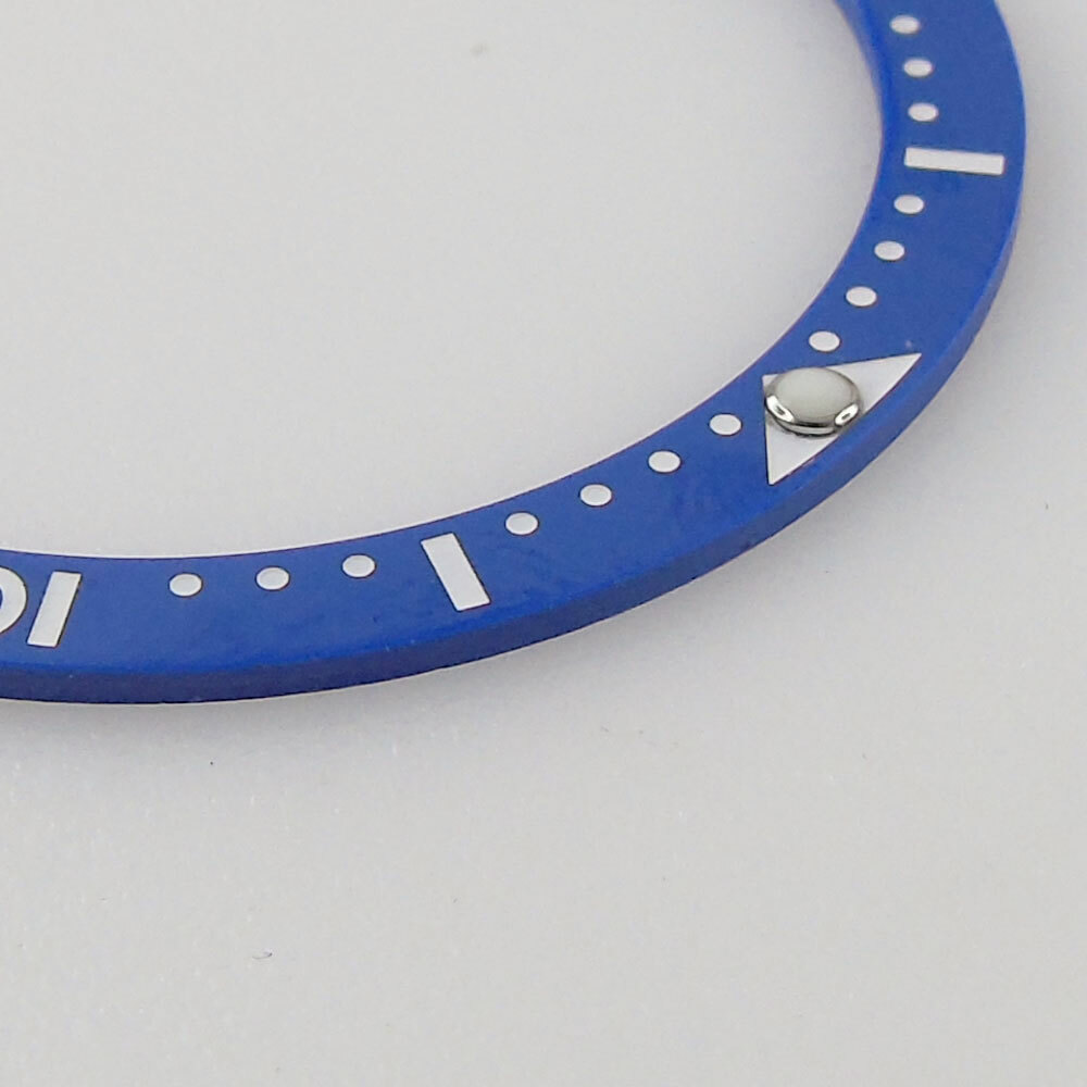 38mm Flat Ceramic Bezel Insert Spare Parts Fit For SKX007 SKX011 Luminous Dot