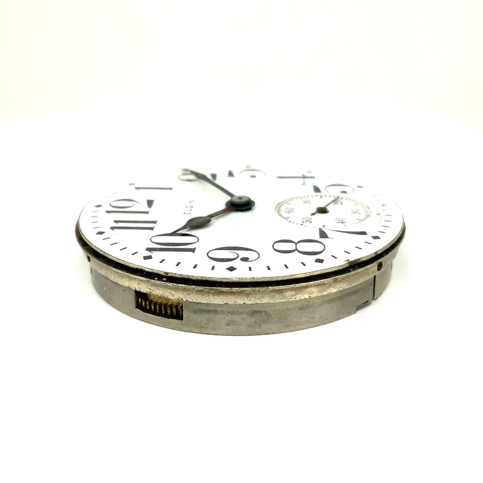 1928 Elgin, Model 7, Grade 387, 16s, 17J, Pocket Watch Movement – RUNS