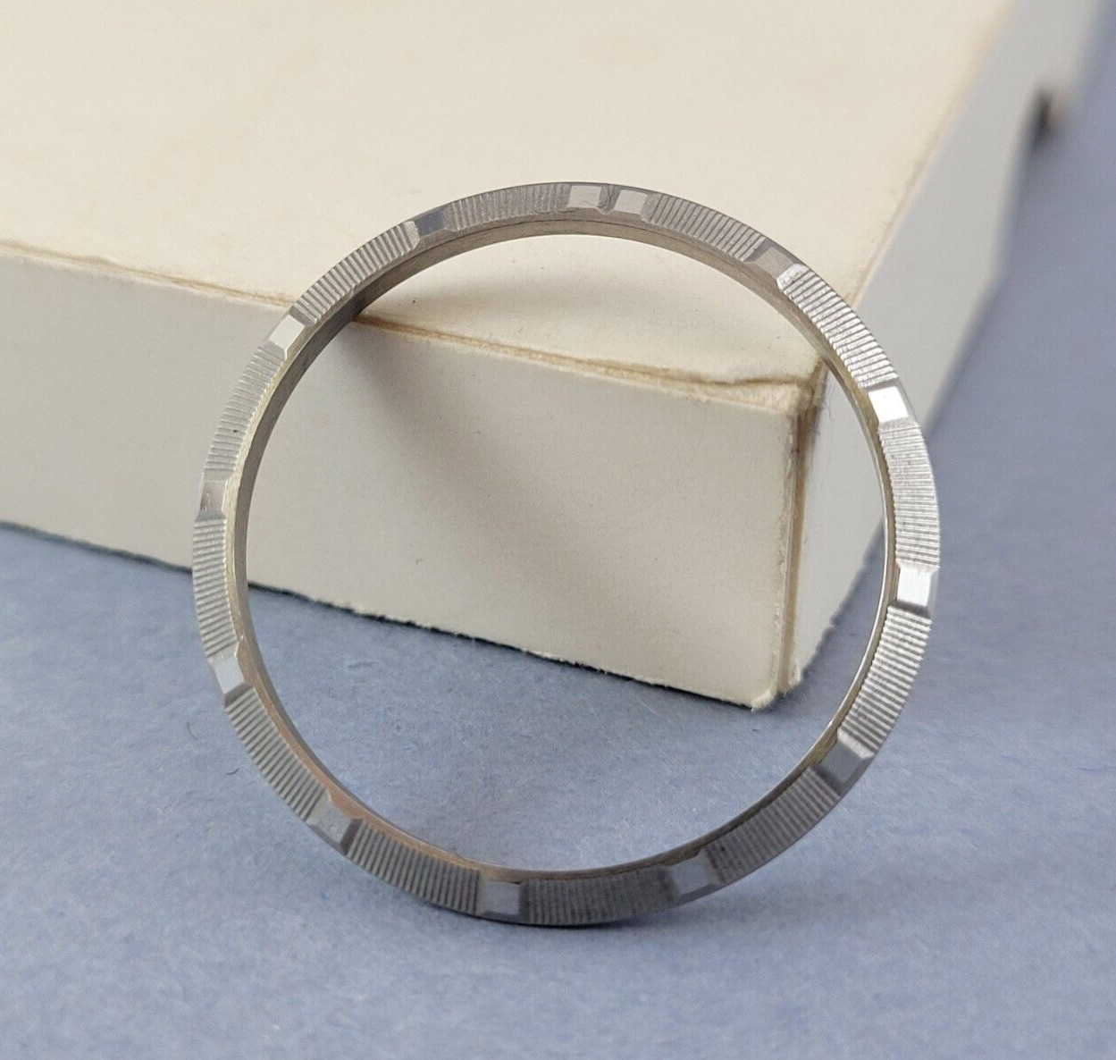 Original Ladies ROLEX Stainless Steel Engine Turned BEZEL for Ref 6916 61917