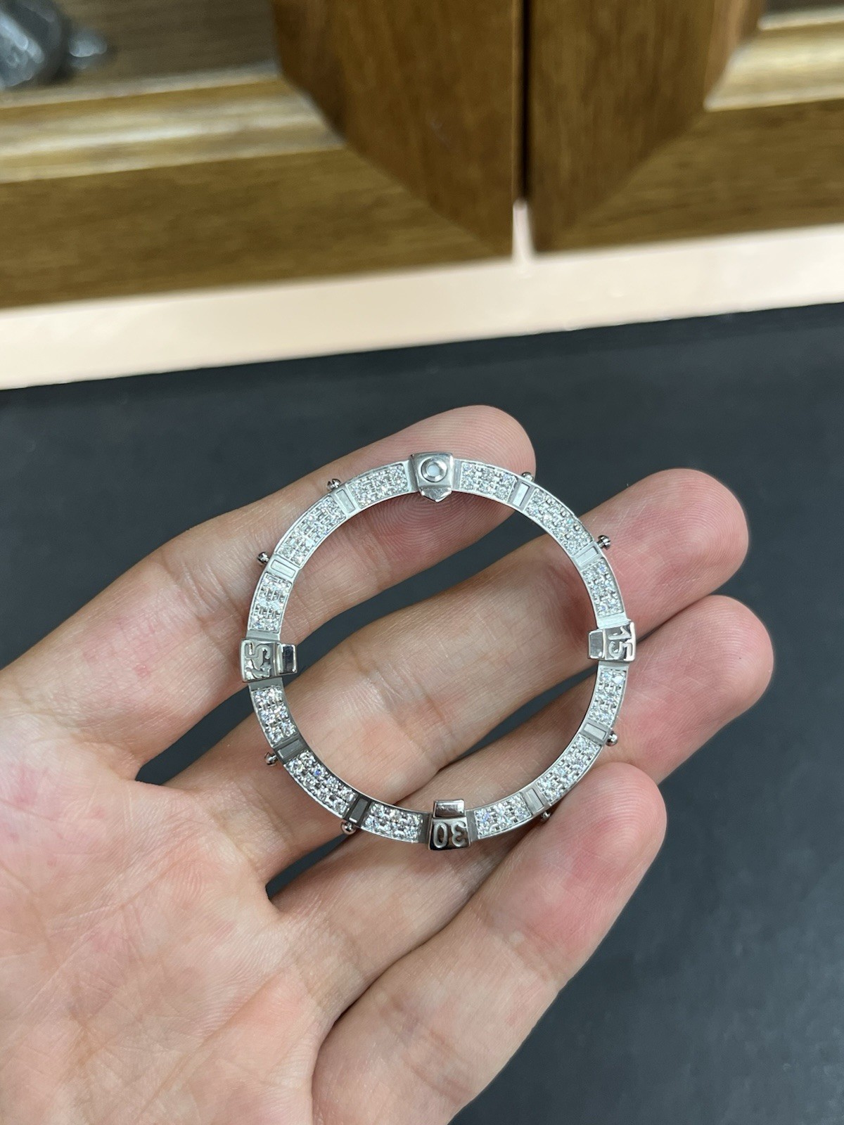 Genuine Breitling Super-Avenger Factory Diamond Bezel