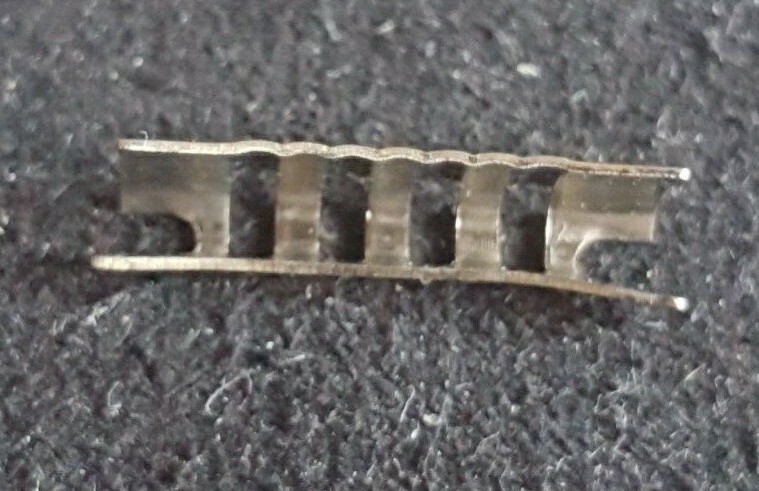 Omega Gold Plated Shiny-Brush Finish End Piece Number 609