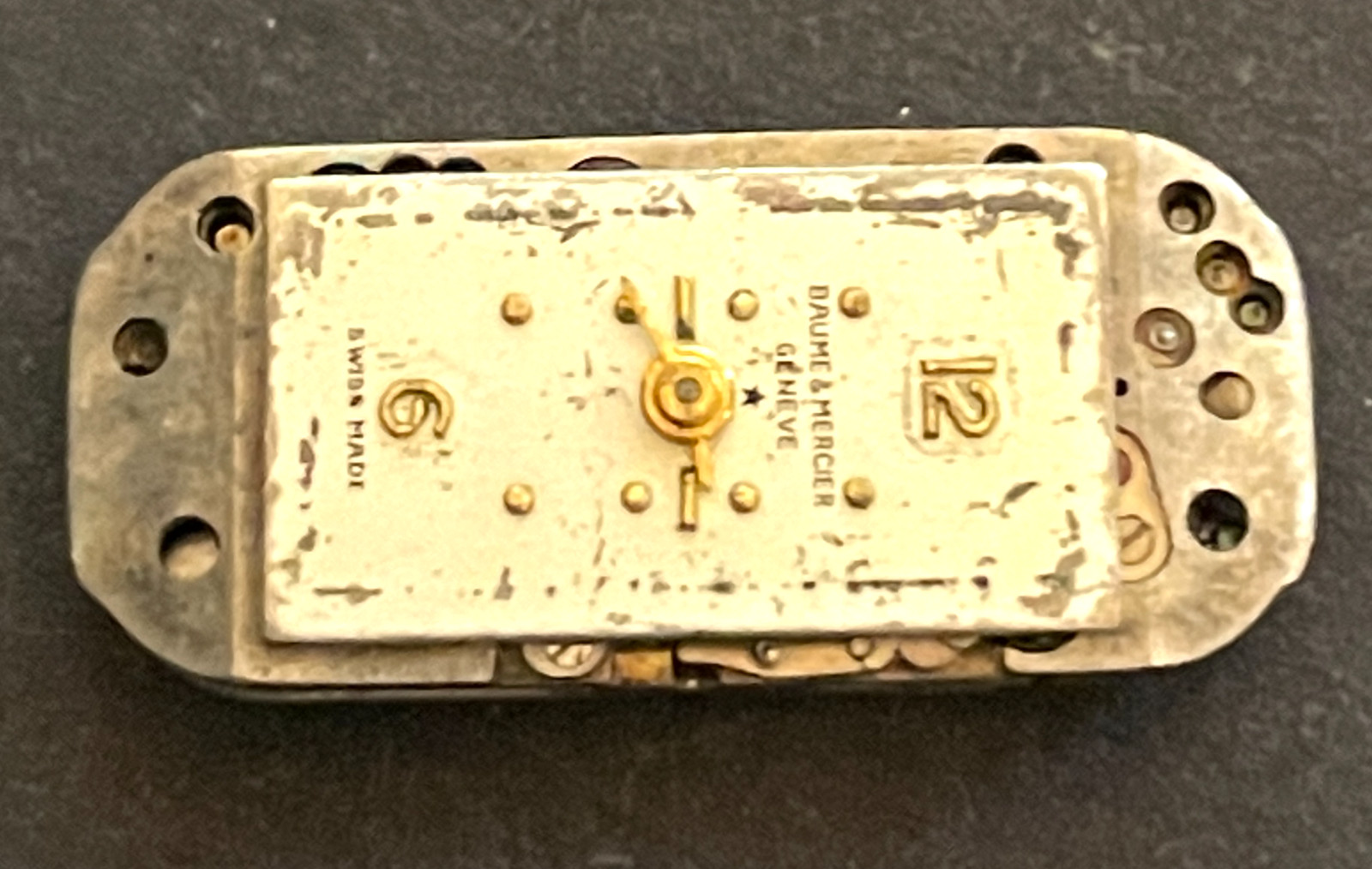 Baume Mercier Women’s Watch Movement B&M 74 Parts/Repair 17j Swiss