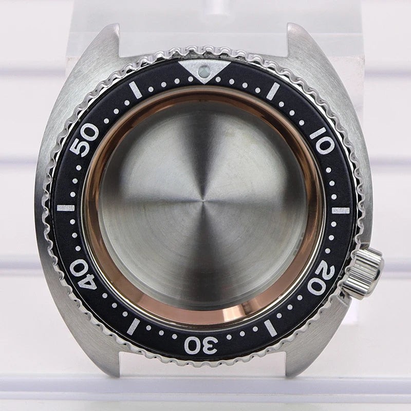 45mm Men’s Watch Case With Chapter Ring For Mod Abalone NH35 NH36 NH34/38 4R36
