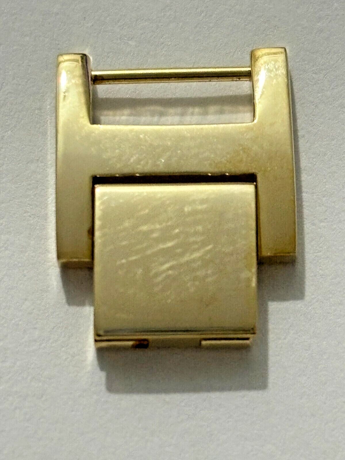 Watch Bracelet Strap Extender Fold Over Single Slot Gate Clasp With End Piece