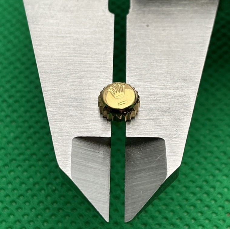Genuine Rolex B24-530-8 18k Yellow Gold 5.3mm Winding Crown Refurbished (J32)