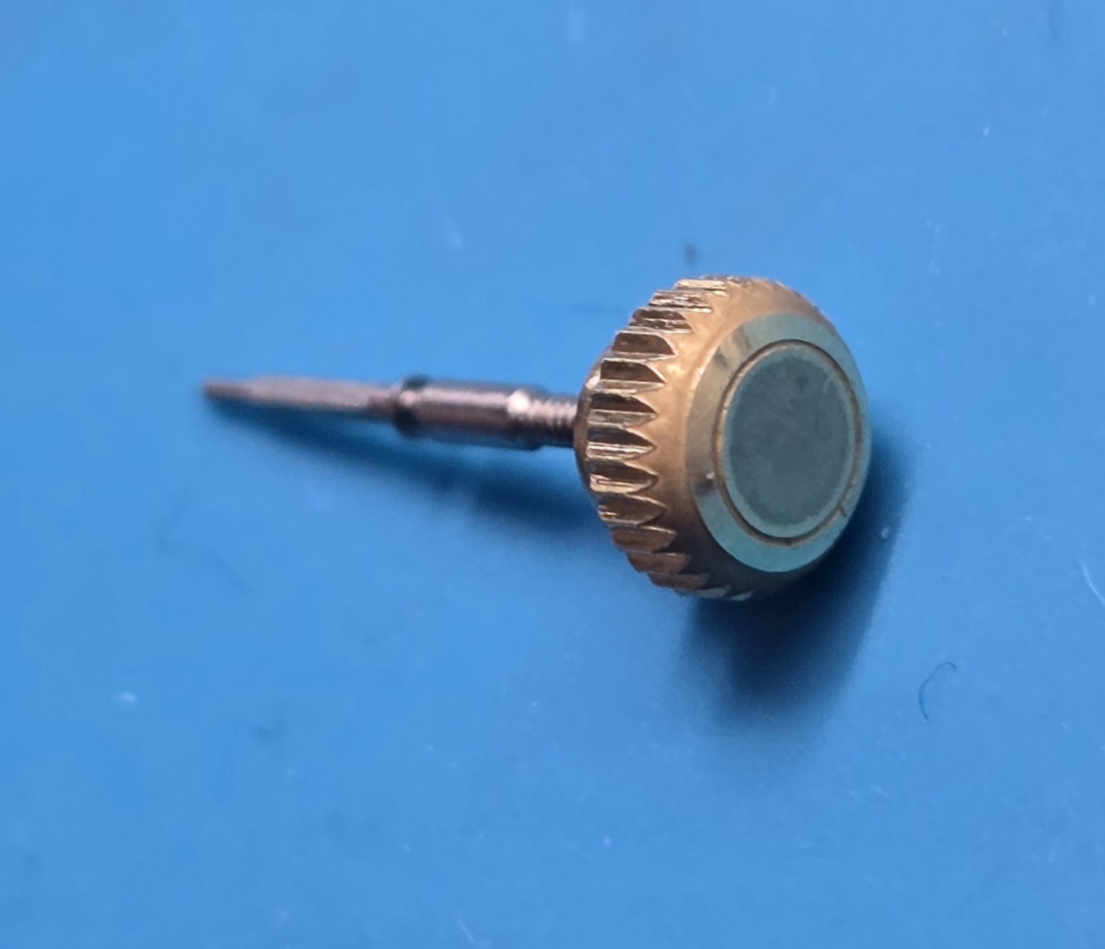 Seiko Bell-Matic 4006 Gold Crown & Stem Genuine Vintage Watch Part