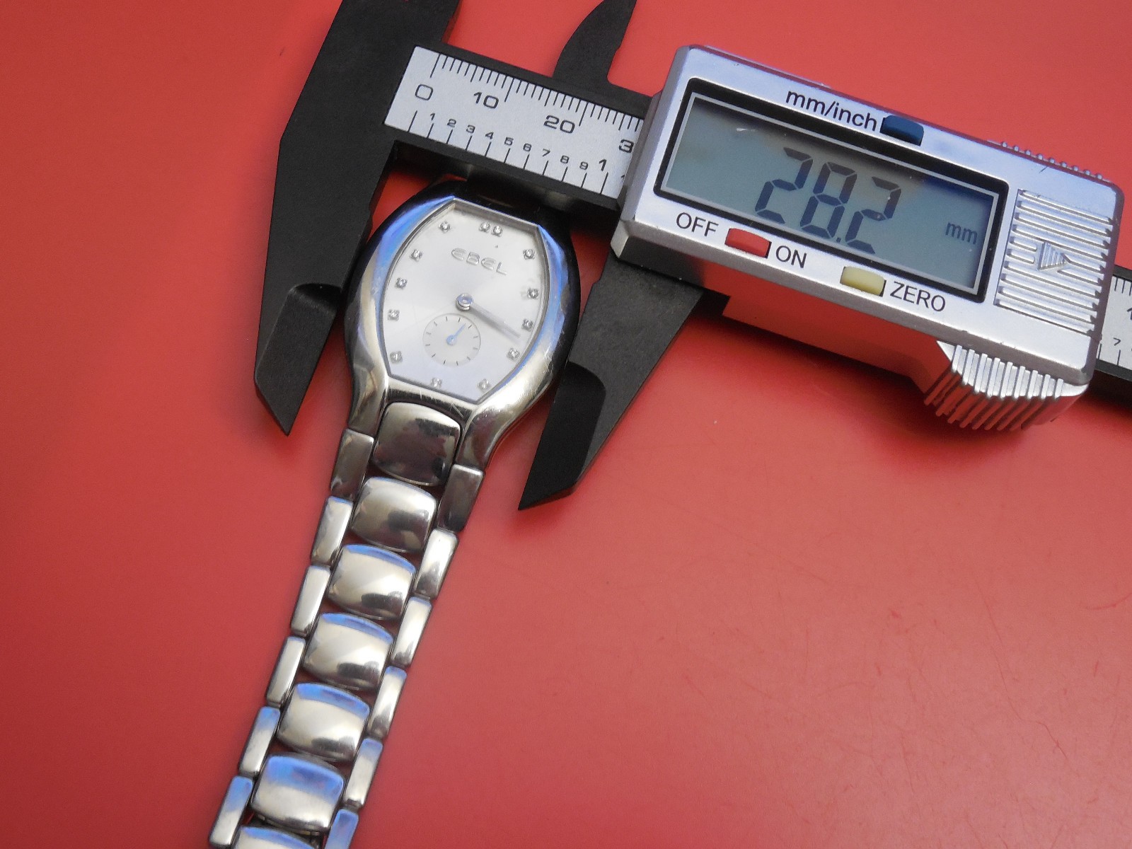 GENUINE EBEL SOLID STEEL BELUGA BAND BRACELET LINK 15MM