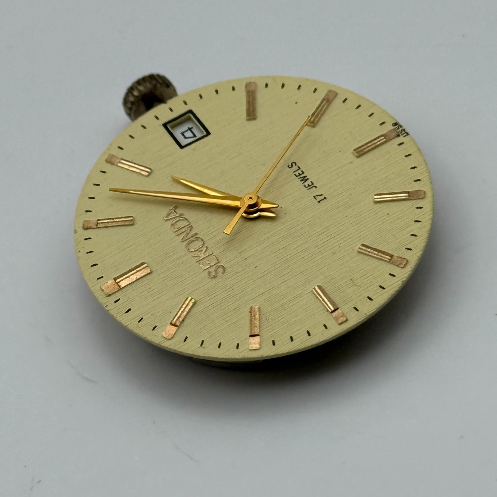 Poljot 2614.2H Watch Movement Sekonda Soviet 17 Jewels Parts Repair 26.4mm