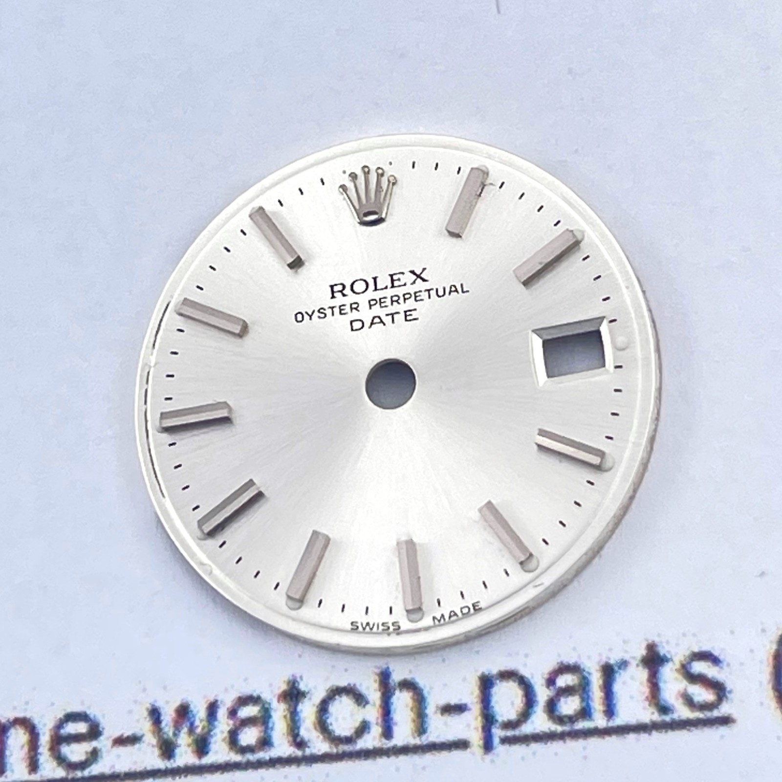 Genuine Rolex Date 26mm Lady Datejust 6917 6916 Stick Baton Silver Dial