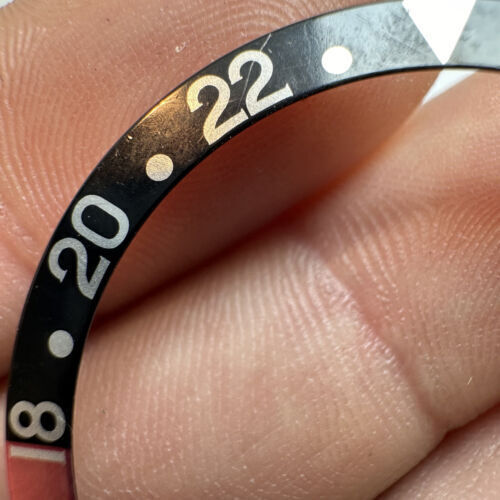 Rolex GMT Master 16700 16710 16760 Coke Serif Insert Bezel Insert