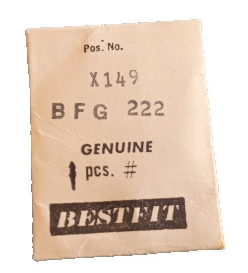 BFG 222 Baumgartner FINGER WATCH PART #X/149 #7438