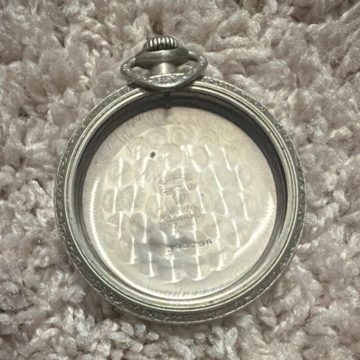Keystone Silveroid Silver Pocket Watch Case for Keystone MPN 395756