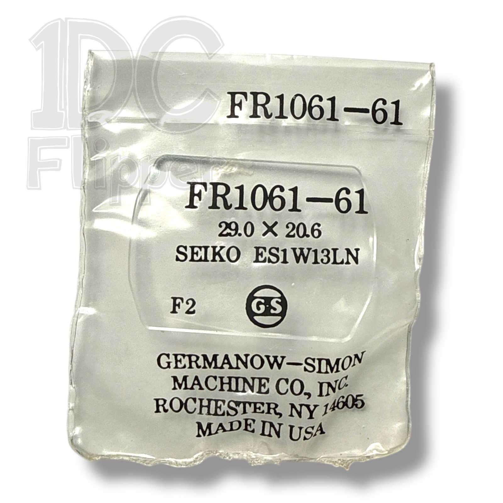 Seiko Watch Crystal ES1W13LN G-S FR1061-61 Fits Seiko A257, H257 Series CRY-4384