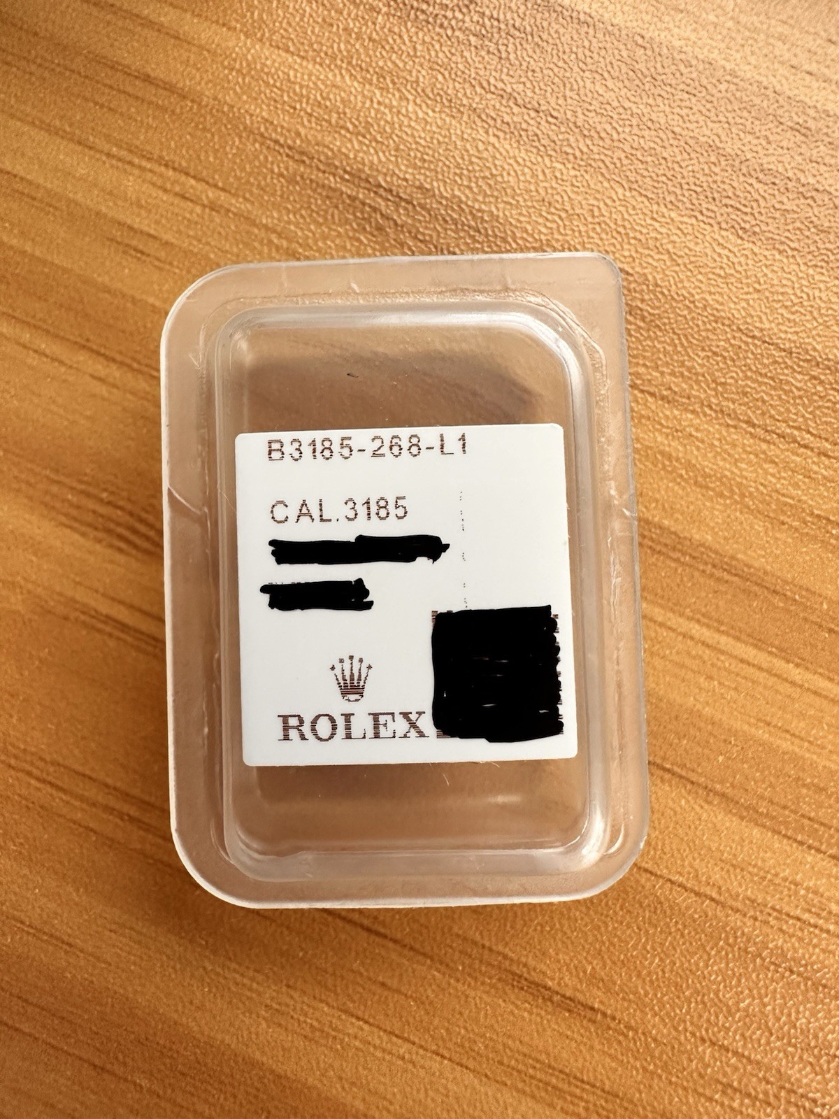 Genuine Rolex 3185-268-mechanism Module For 3155, 3156, 3185 New/Factory Sealed