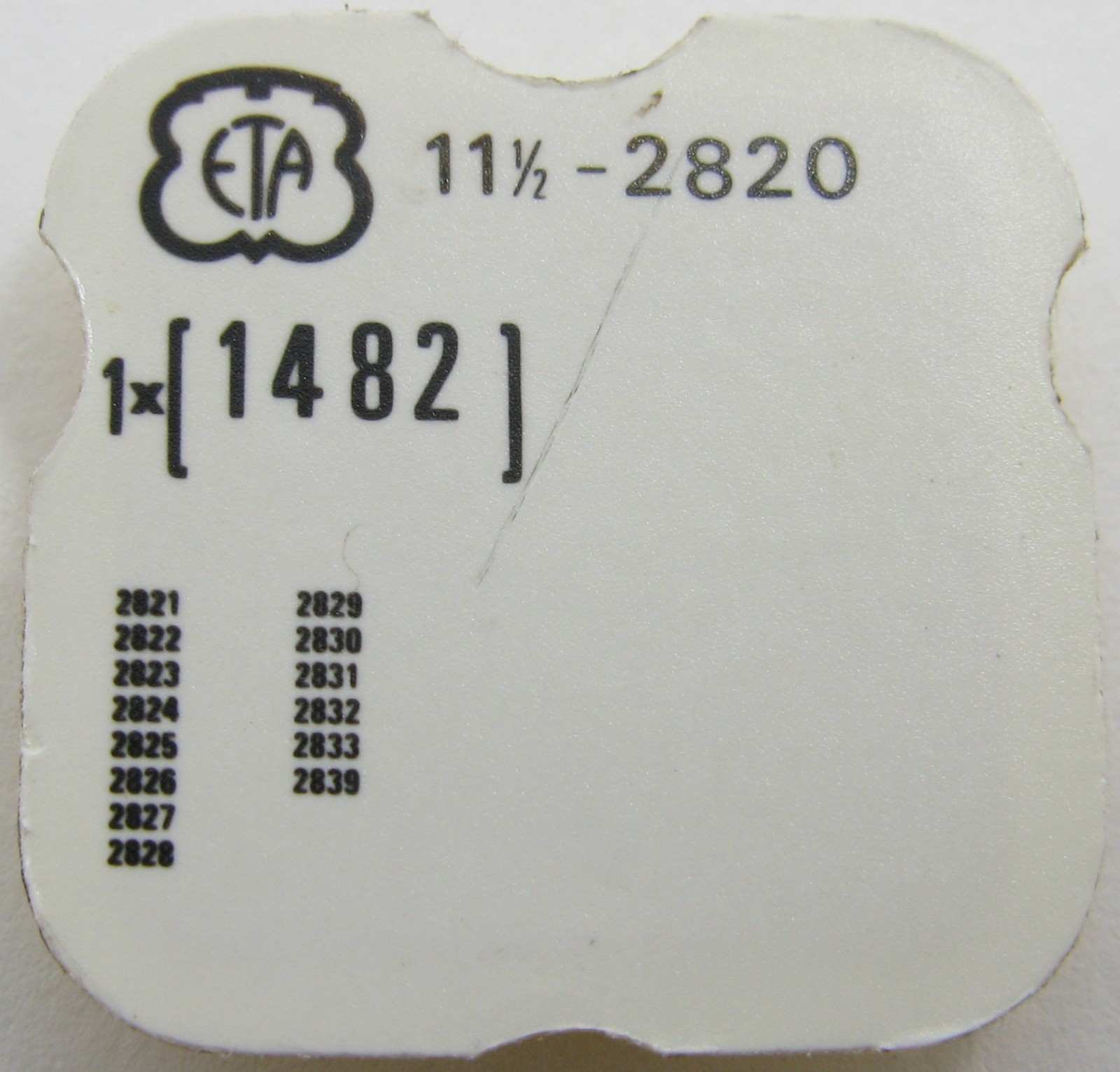 ETA 2820 2824 2822 2832 2836 2839 watch movement part 1482 ratchet wheel for d..