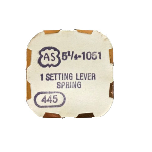 AS 1051 Setting Lever Spring Set Bridge watch part 445/642 *SEE INTERCHANGE LIST