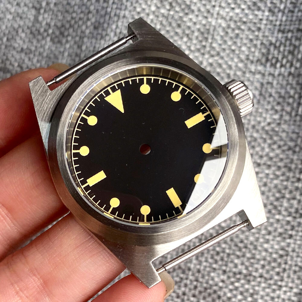 20ATM Diver 38mm Watch Case Domed Sapphire Glass Fit NH34A NH35A ETA 2824 PT5000