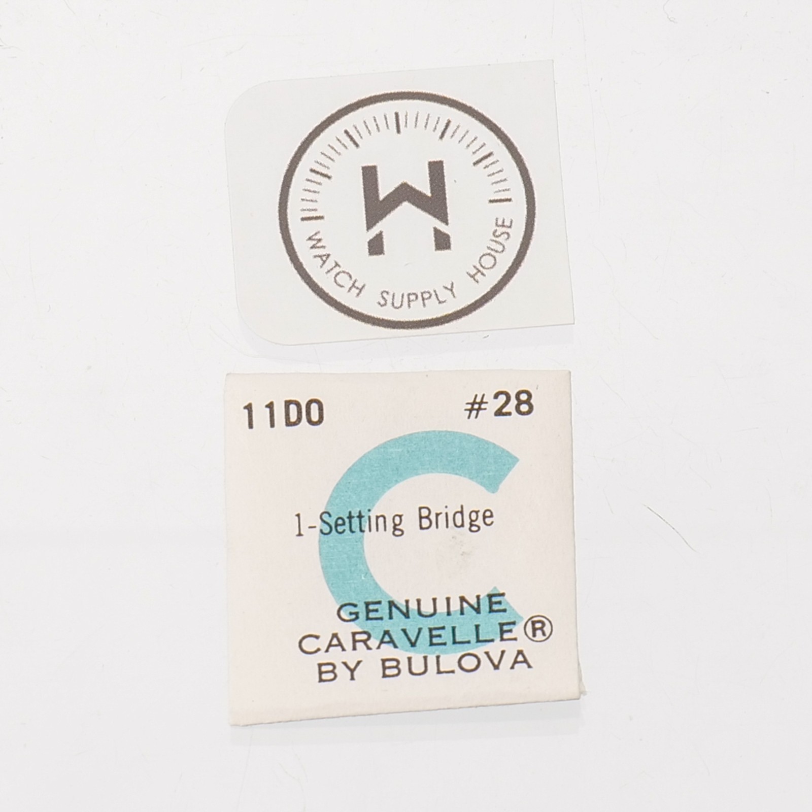 Caravelle 11DO Watch Setting Lever Spring Set Bridge New Old Stock (C19R1)