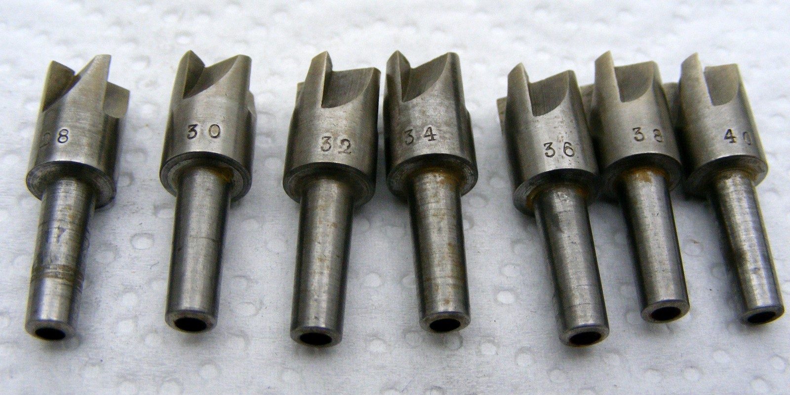 Vintage Pivot cutter set of 7 pieces,4.5 shank watchmaker Lorch/ Boley lathe