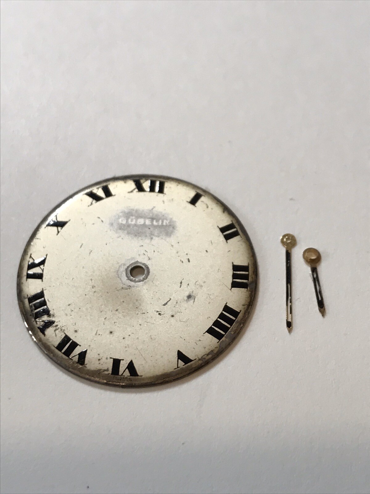 18K White Gold Gubelin DIAL ONLY W/ Hands For Cal 21 (Frederick Piguet) for mens