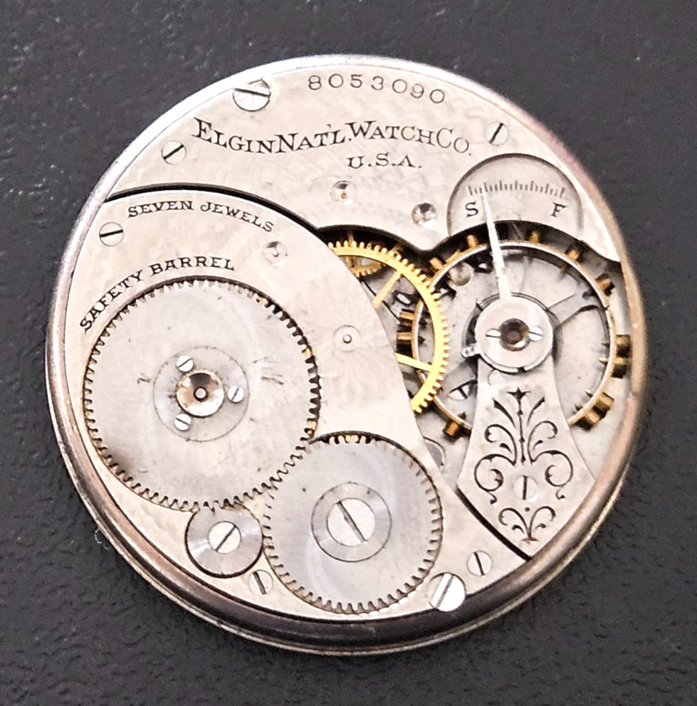 ELGIN 197 12s OF 7J Watch Movement (REMOVED FROM GOLD CASE) lot16
