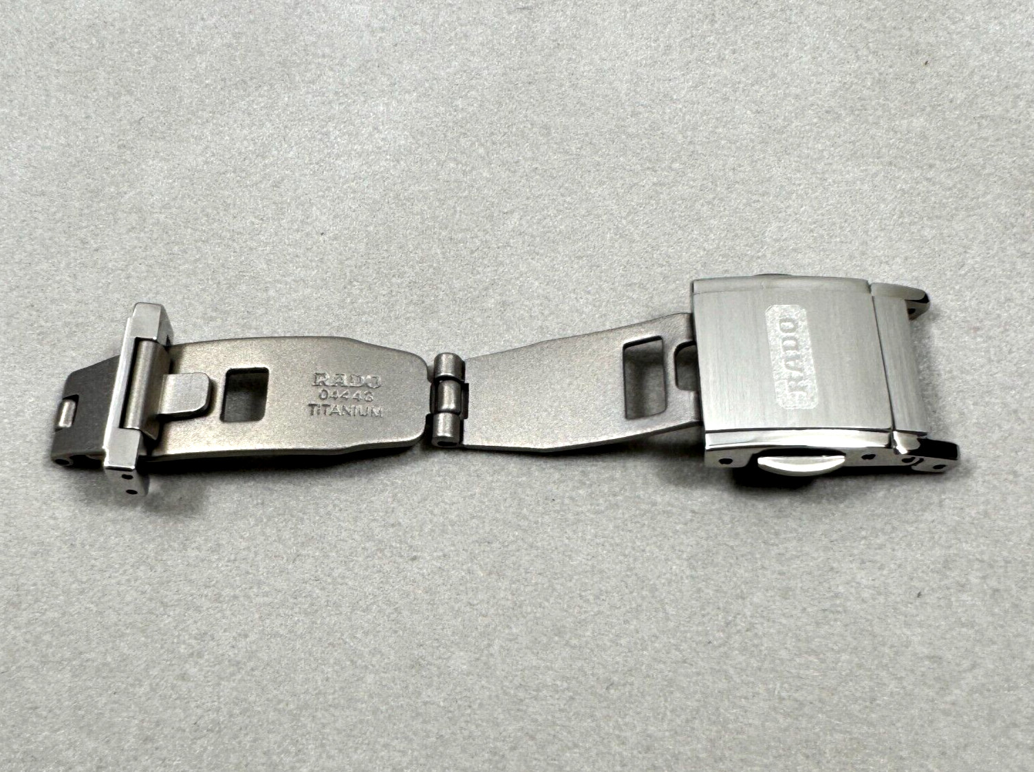 New RADO Integral Steel & Titanium Ladies 15mm Watch Bracelet Clasp 04443 4443