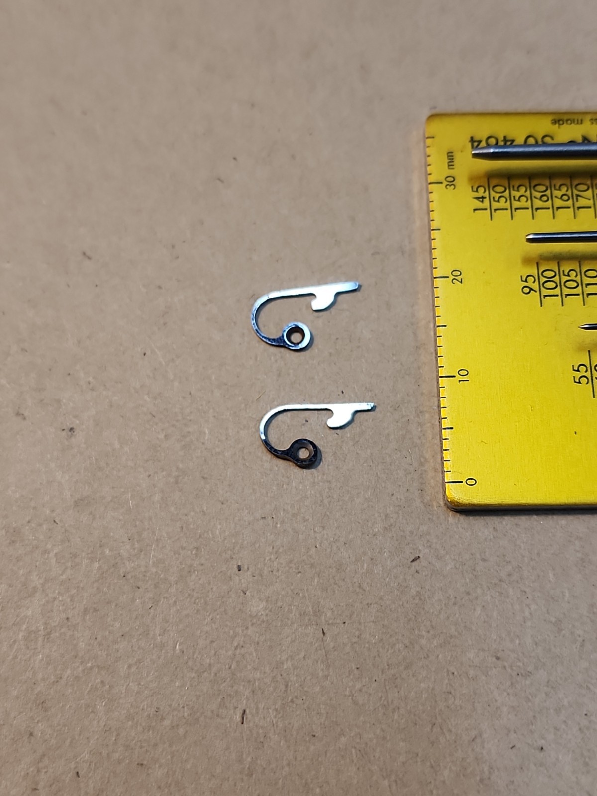 2 NOS Hamilton 16s Pocket Watch Lever Set Shipper Spring P/N 416-Fits Most 16s