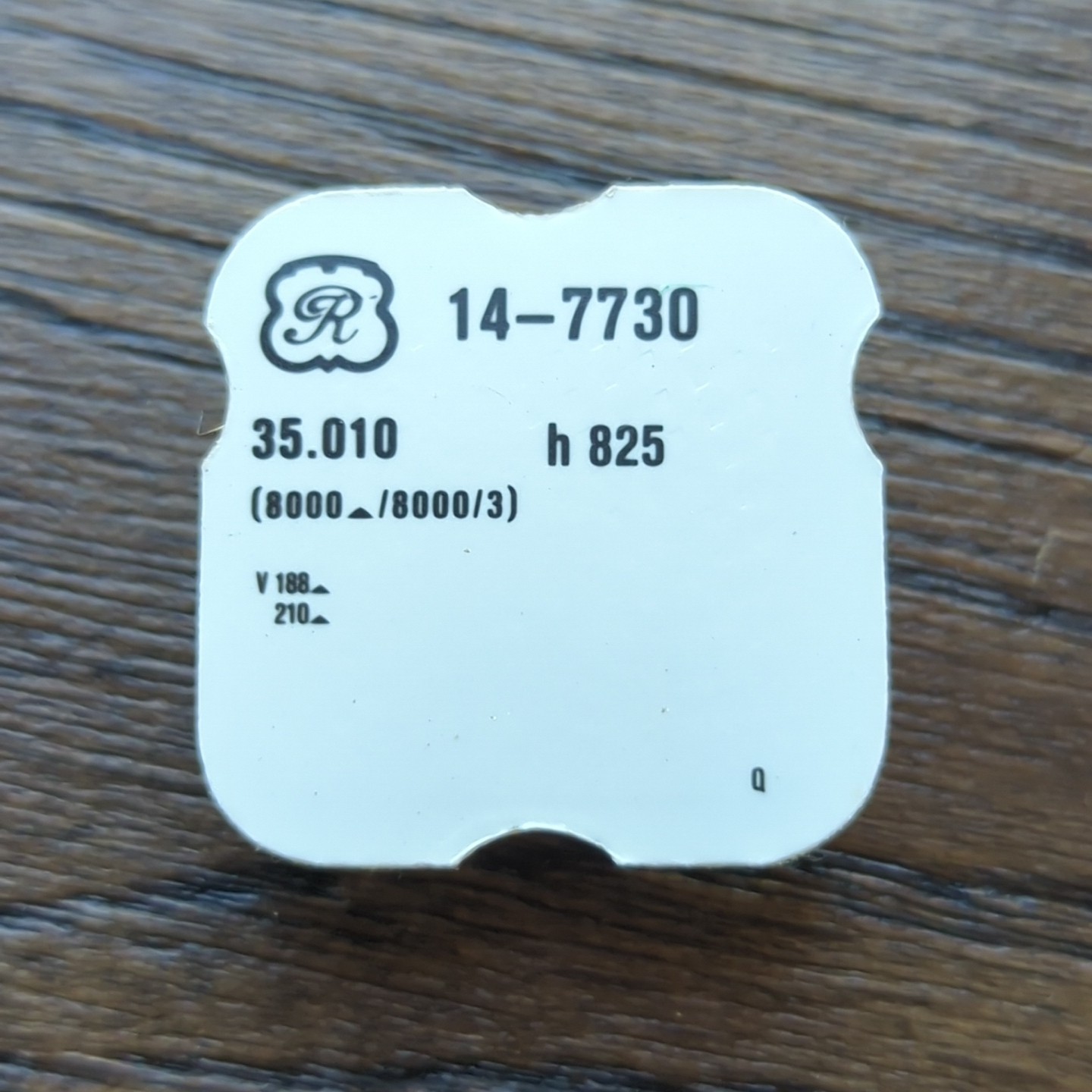 Valjoux 7730 Venus 188 210 Chronograph Runner Part 8000 Height 825 (BN2)