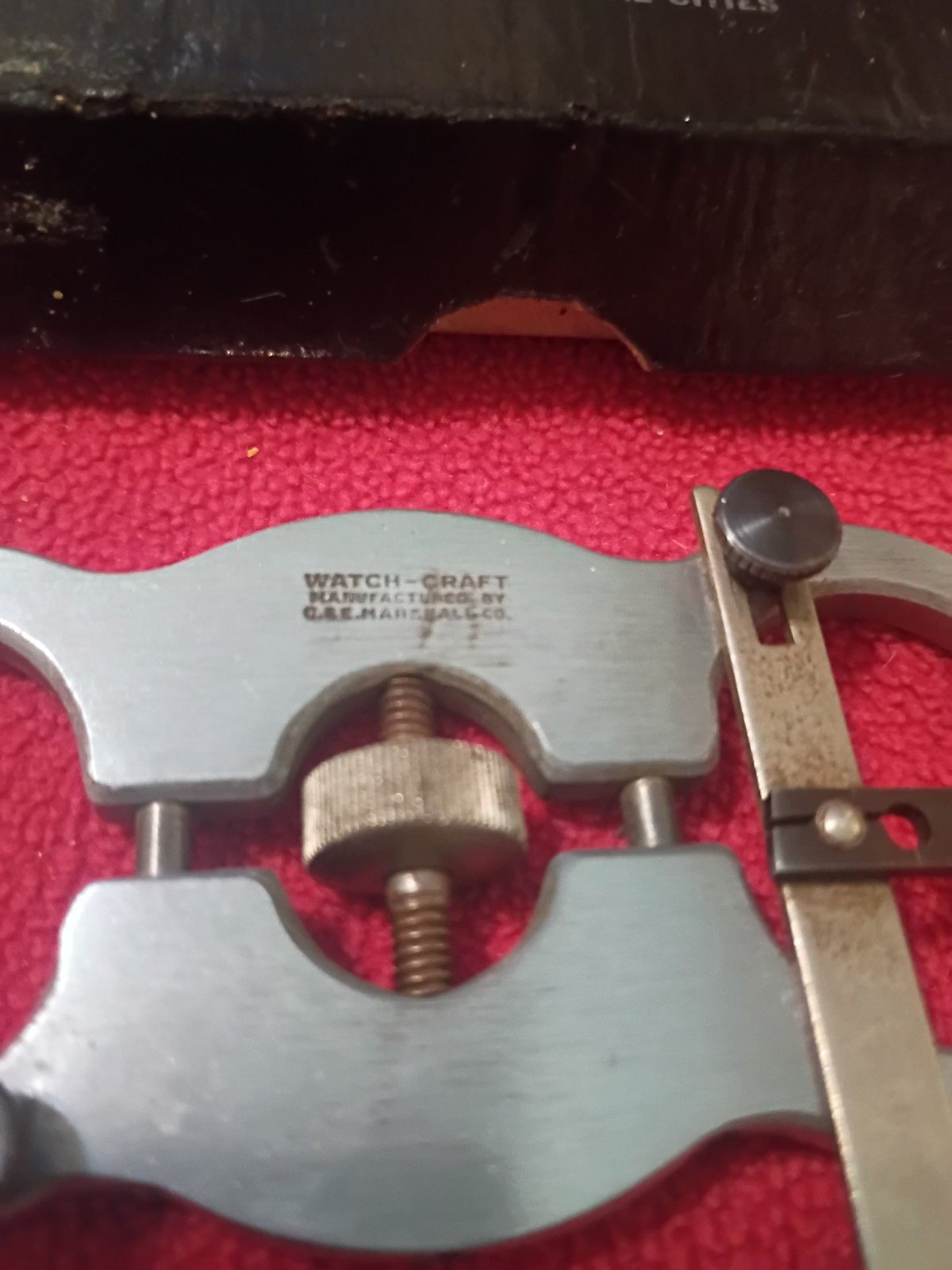 VTG WATCH-CRAFT C&E MARSHALL POISING & BALANCING CALIPER WATCHMAKER TOOL